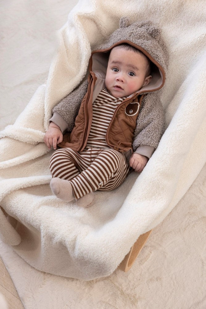 Langarmshirt gestreift Braun - Wild World