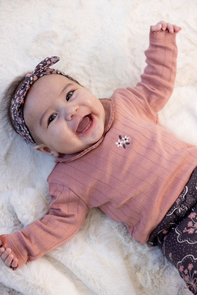 Flare Hose Anthrazit - Woodland Bloom