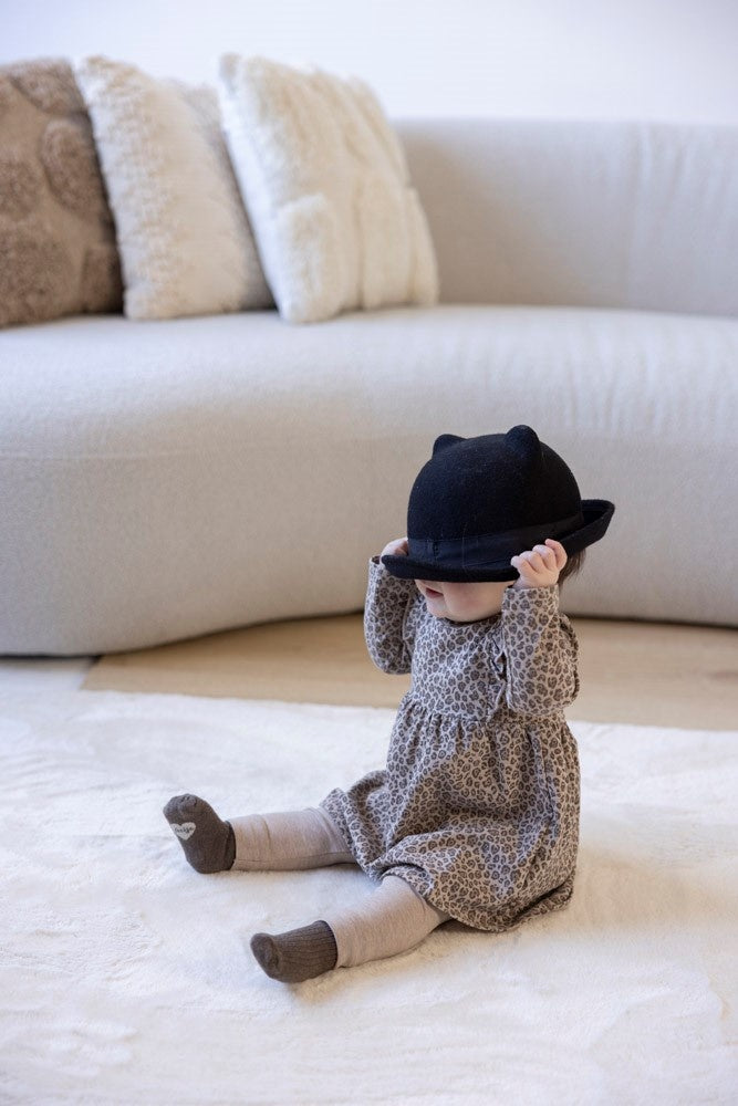 Jurk Taupe melange - Better Together