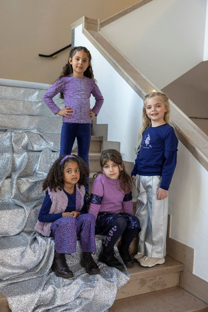 Omkeerbaar teddy gilet l.Lila - Wild Soul