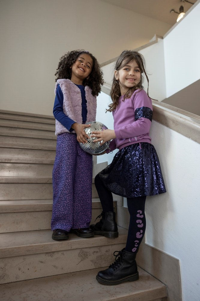 Omkeerbaar teddy gilet l.Lila - Wild Soul