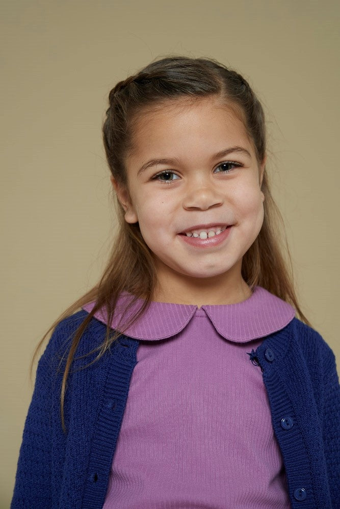 Vest gebreid Indigo - Wild Soul