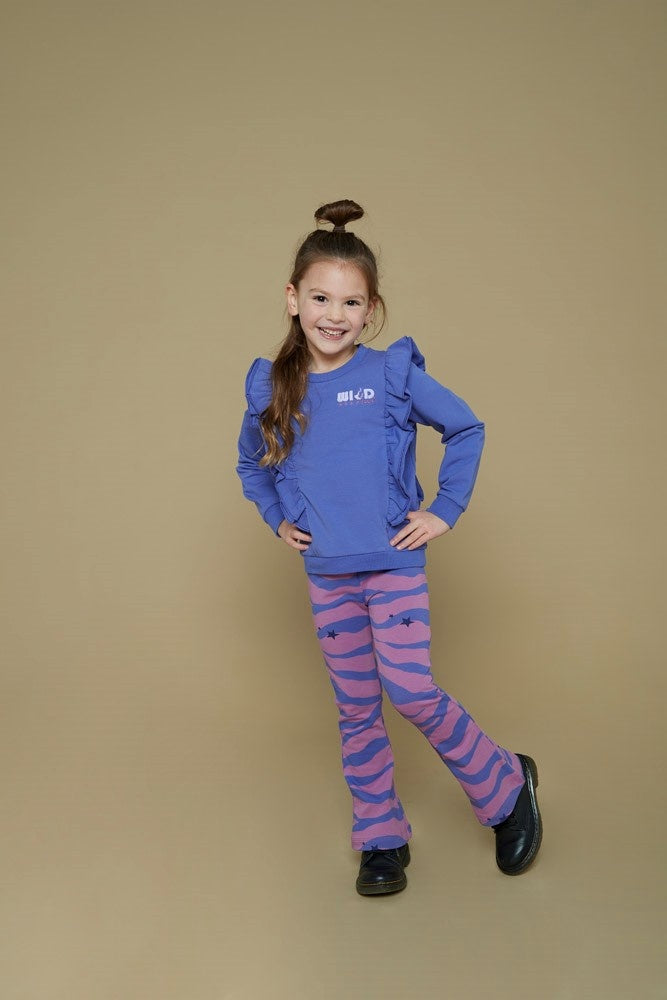 Sweater ruches Lavendel - Wild Soul