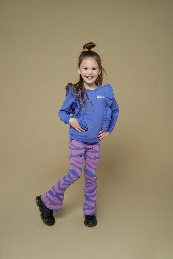 Sweater ruches Lavendel - Wild Soul