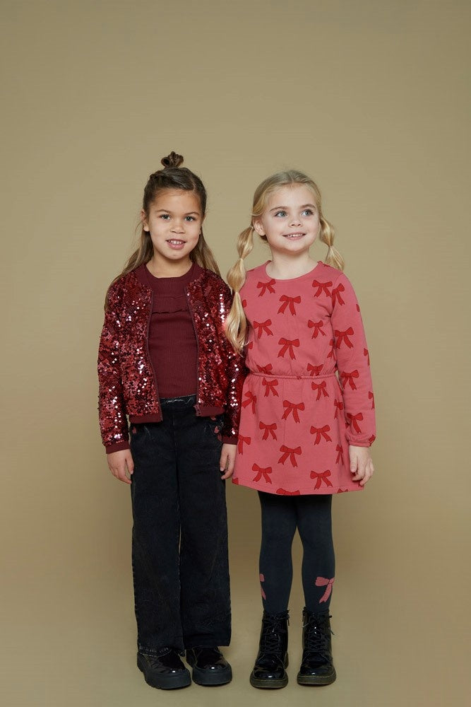 Longsleeve rib Bordeaux - Queen Of Hearts