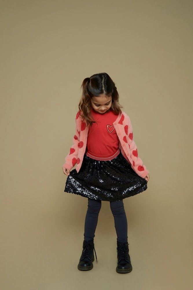 Legging Antraciet - Queen Of Hearts