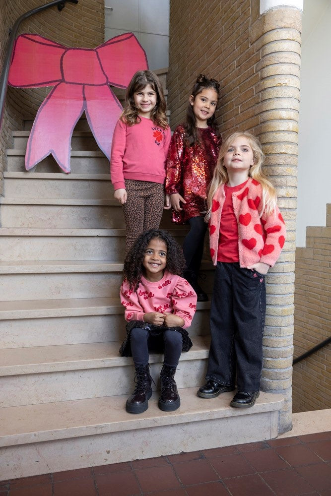 Pailetten rok Antraciet - Queen Of Hearts