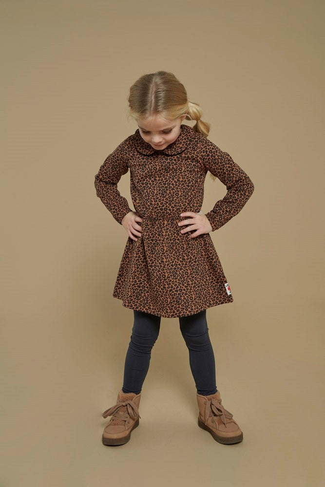 Jurk Bruin - Queen Of Hearts