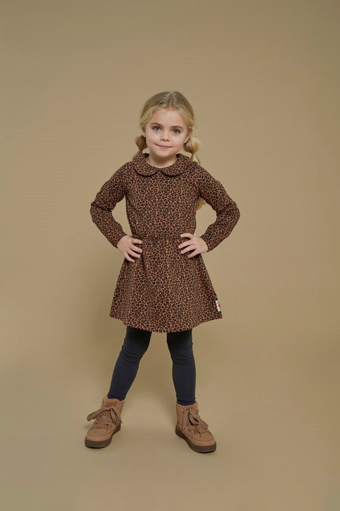 Jurk Bruin - Queen Of Hearts