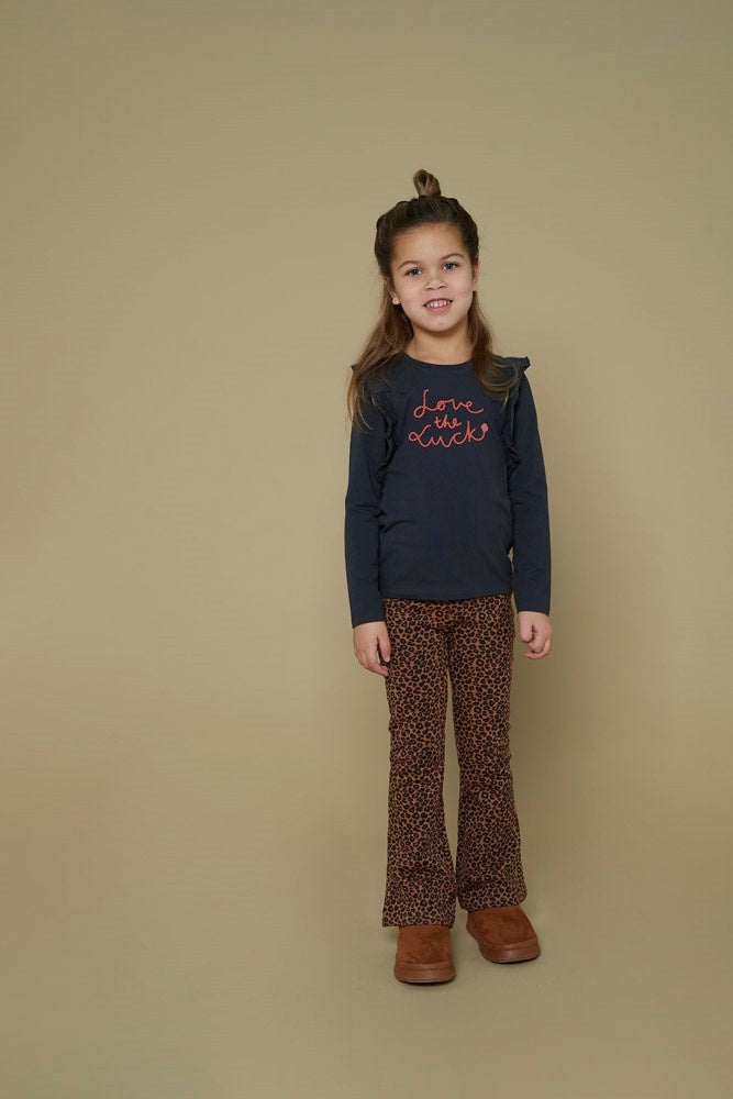 Flared broek Bruin - Queen Of Hearts