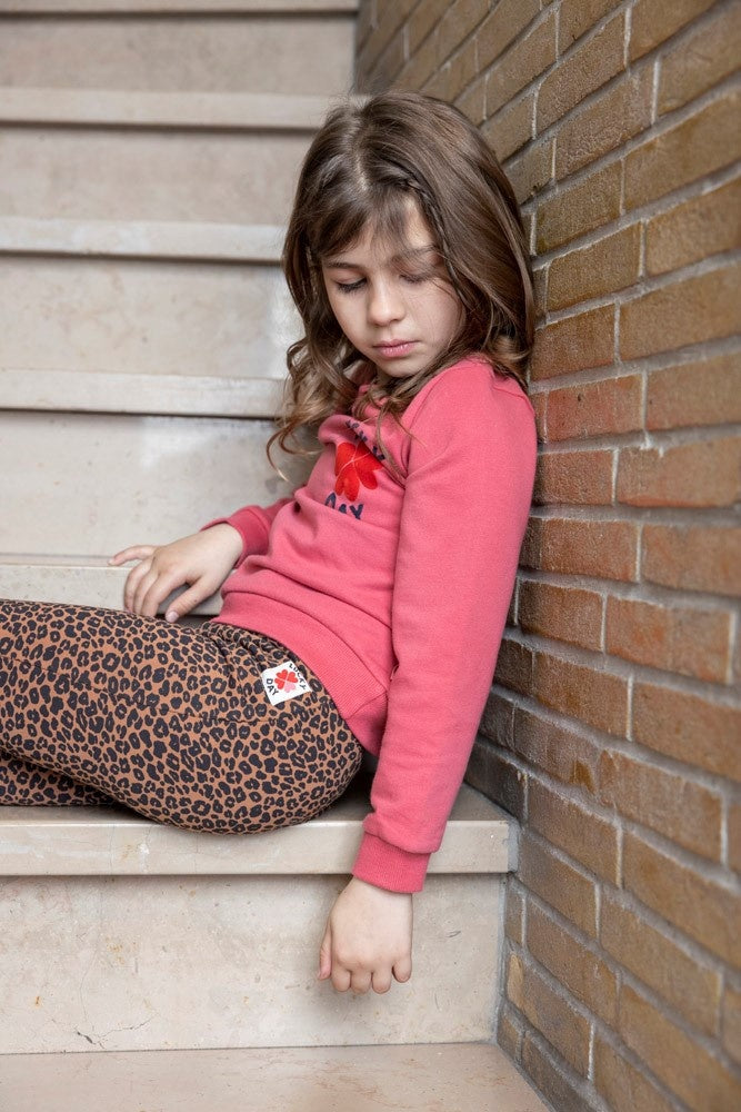 Sweater Roze - Queen Of Hearts