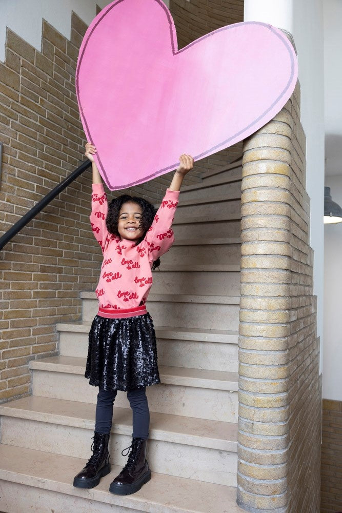 Legging Antraciet - Queen Of Hearts