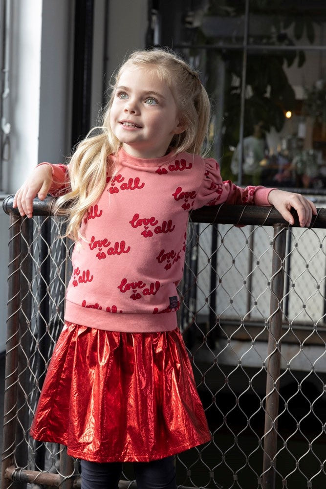 Sweater l.Roze - Queen Of Hearts