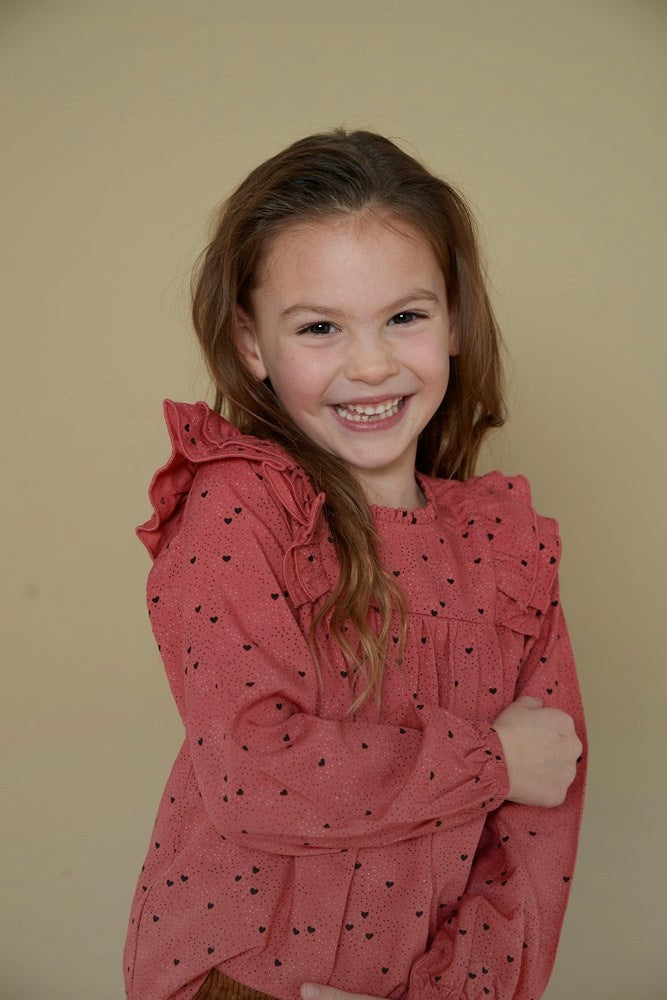 Blouse Roze - Queen Of Hearts