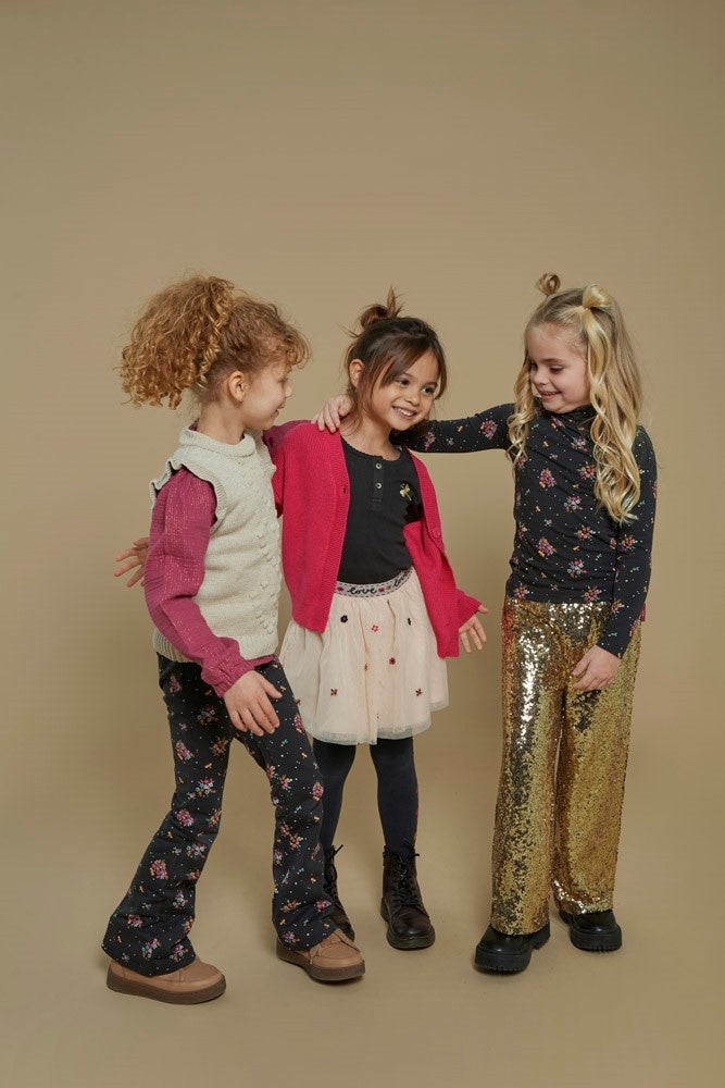 Vest gebreid Roze - Shine Bright