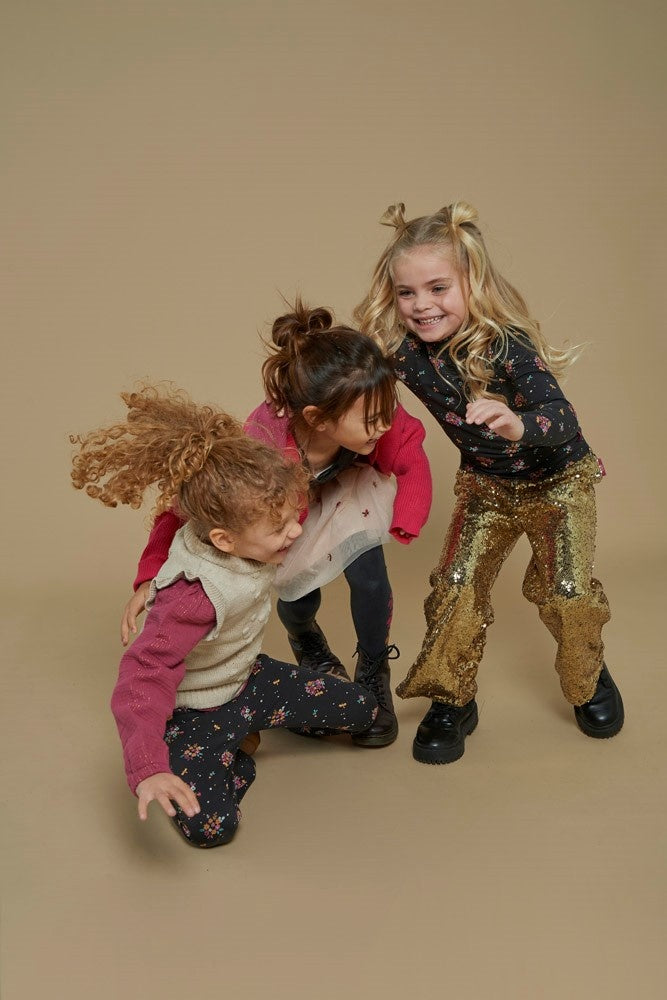 Flared broek Antraciet - Shine Bright