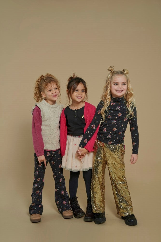 Flared broek Antraciet - Shine Bright