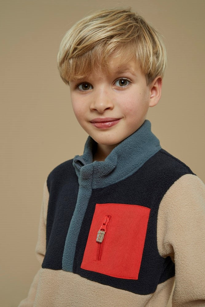 Sweater fleece Zwart - Couch Club