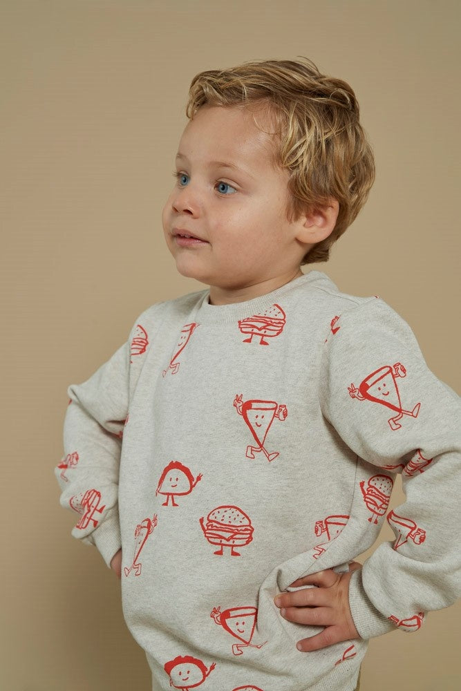 Sweater Offwhite melange - Couch Club