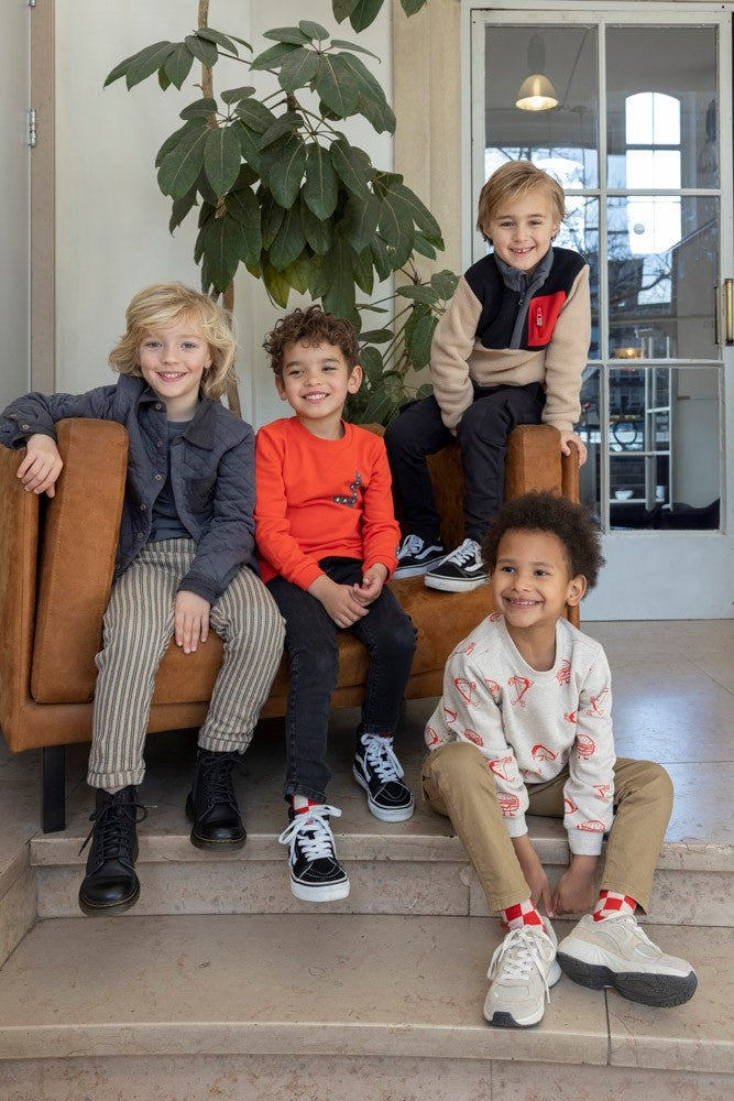 Sweater fleece Zwart - Couch Club