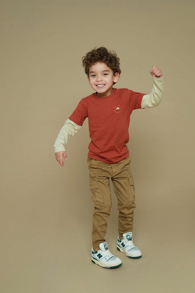 Cargo broek Camel - Chasing Trails