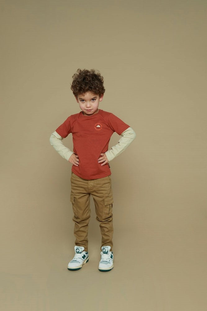 Cargo broek Camel - Chasing Trails