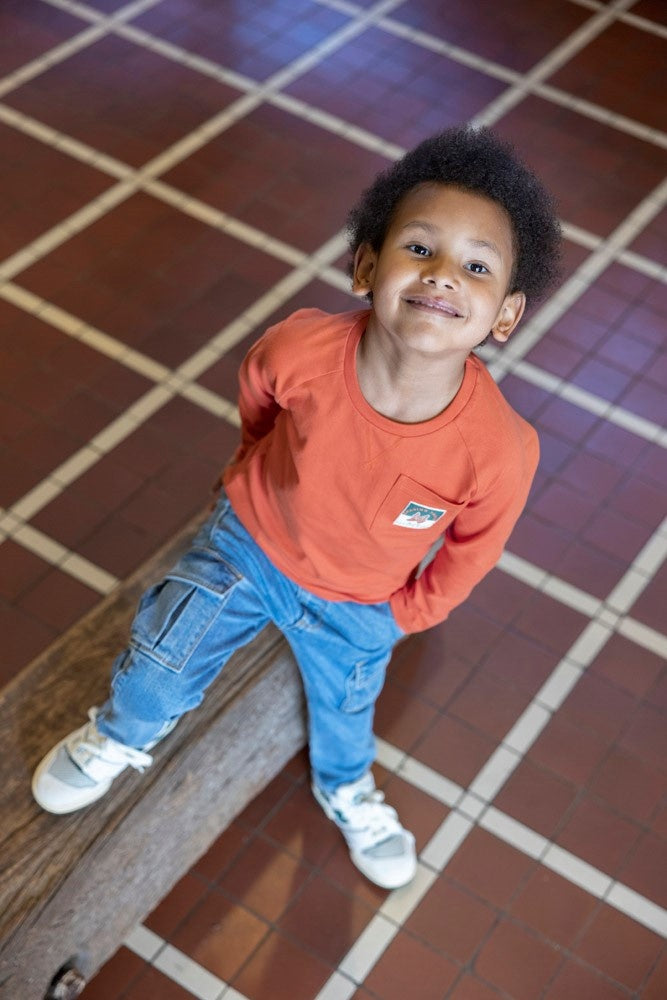 Longsleeve Oranje - Chasing Trails