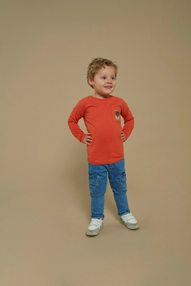 Longsleeve Oranje - Chasing Trails