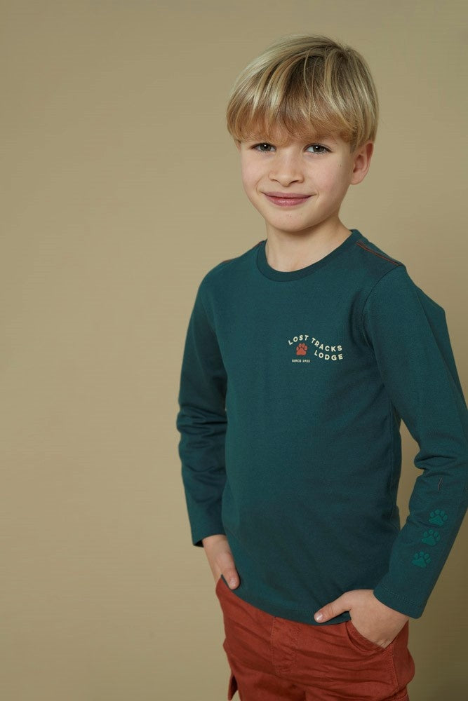 Longsleeve Petrol - Chasing Trails