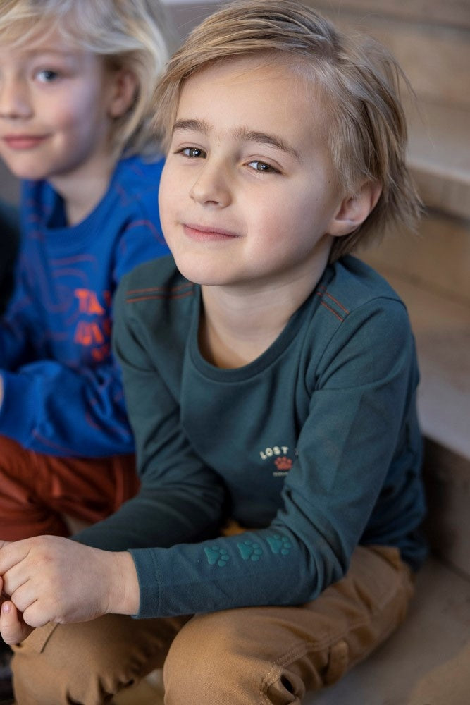 Longsleeve Petrol - Chasing Trails