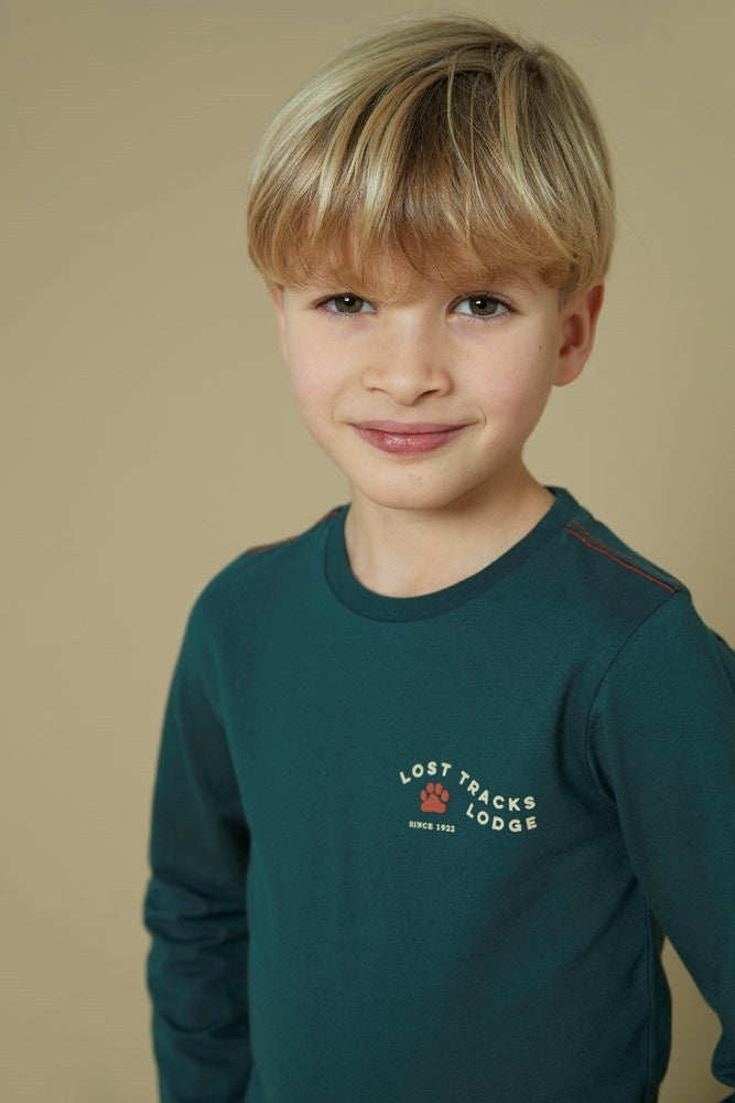 Longsleeve Petrol - Chasing Trails