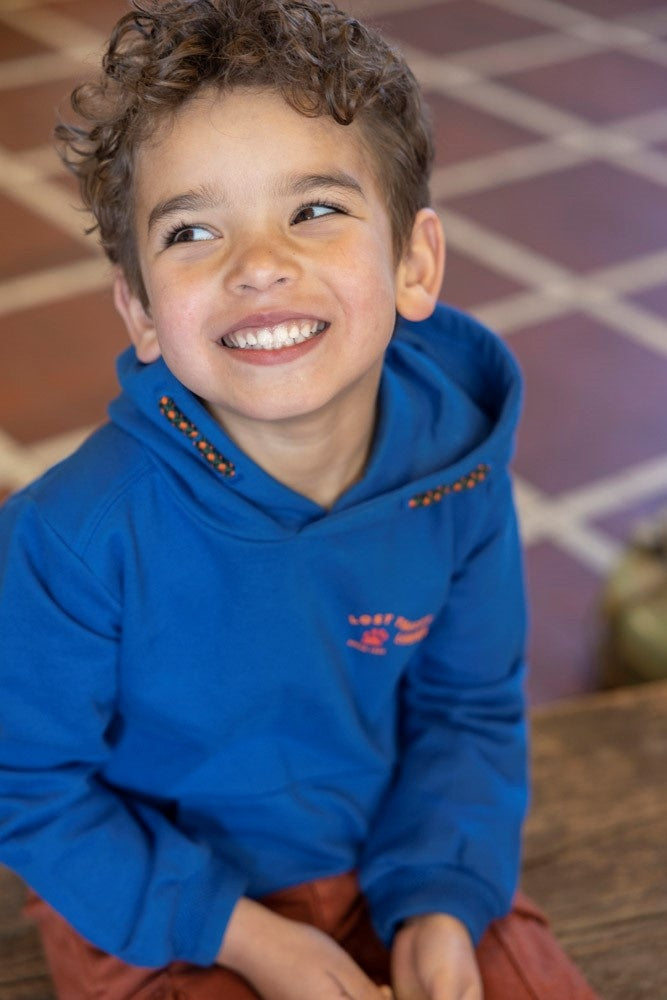 Hoody Blauw - Chasing Trails