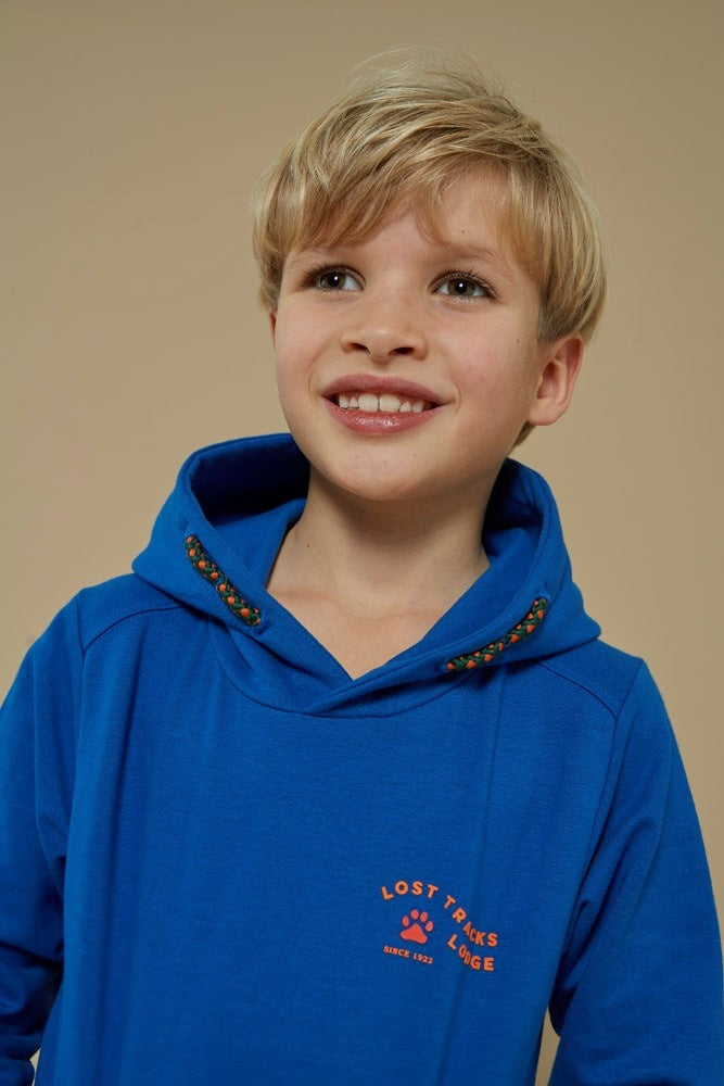 Hoody Blauw - Chasing Trails