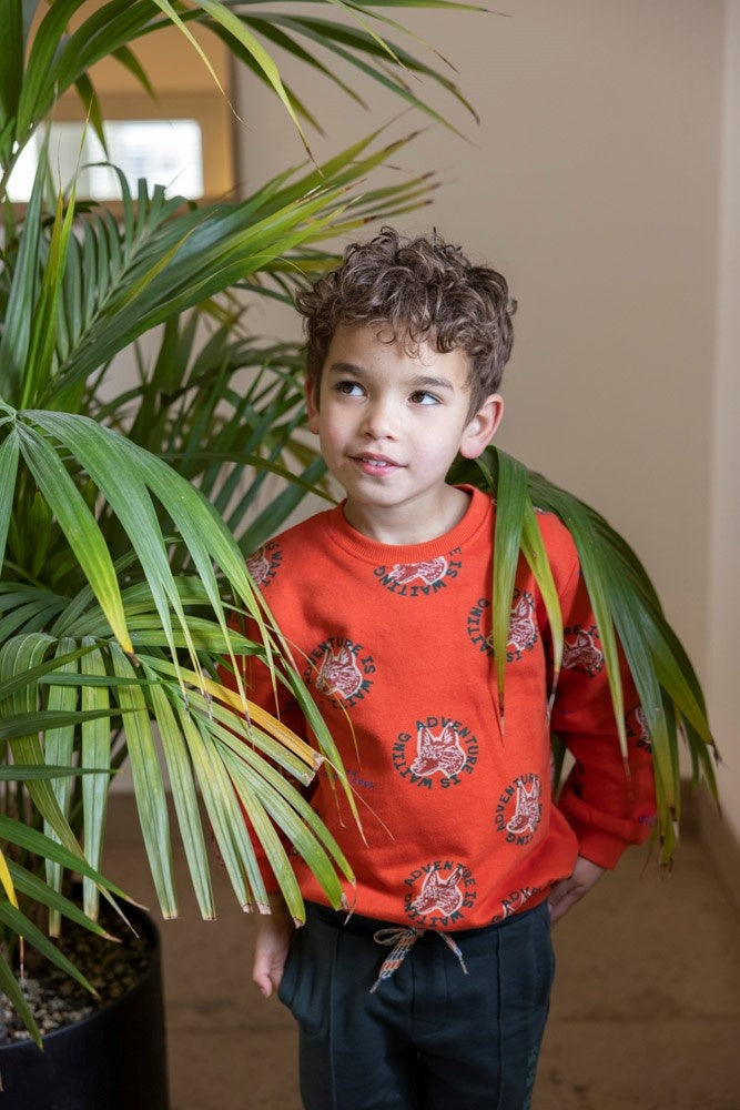 Sweater Oranje - Chasing Trails