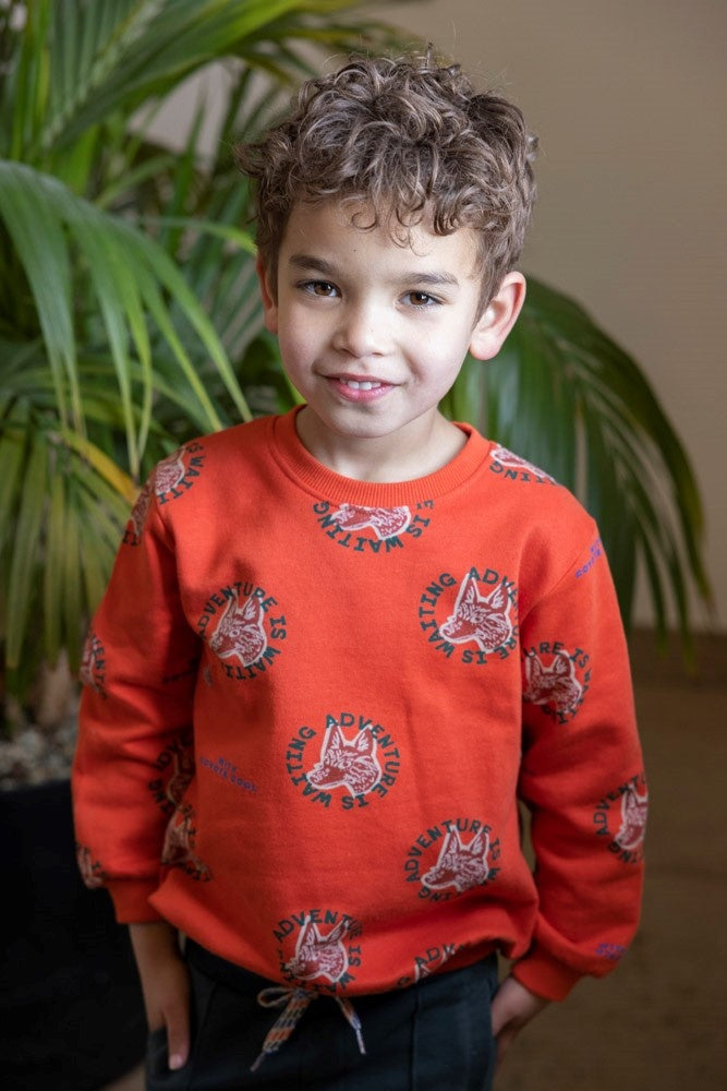 Sweater Oranje - Chasing Trails