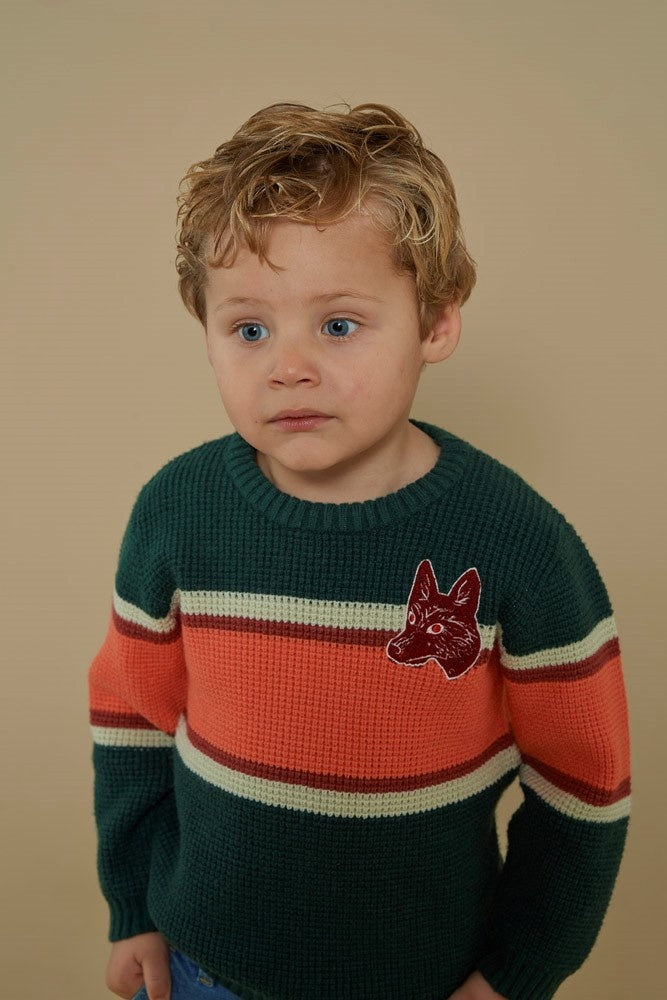 Sweater gebreid Groen - Chasing Trails