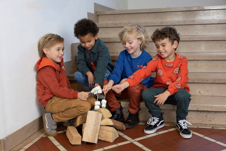 Sweatvest met capuchon Roest - Chasing Trails