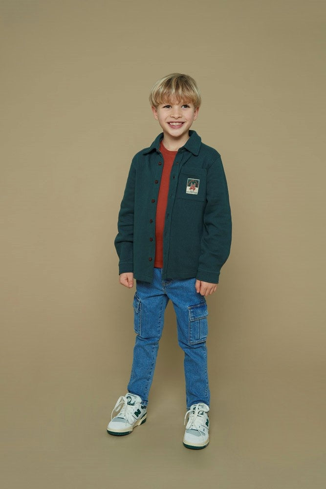 Overhemd Petrol - Chasing Trails