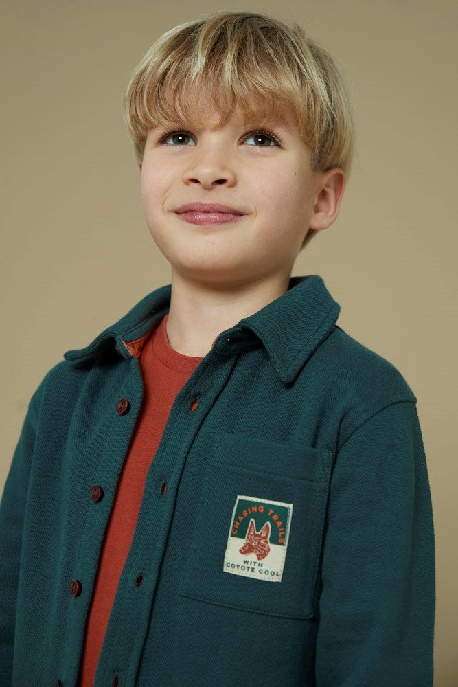 Overhemd Petrol - Chasing Trails