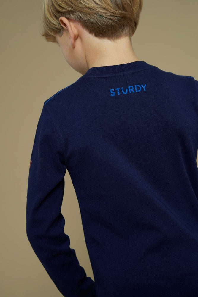 Longsleeve Marine - Waves and Whales