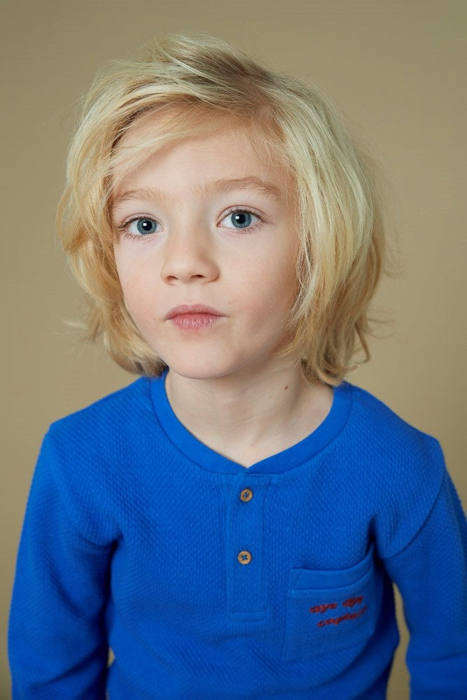 Longsleeve Aqua - Waves and Whales