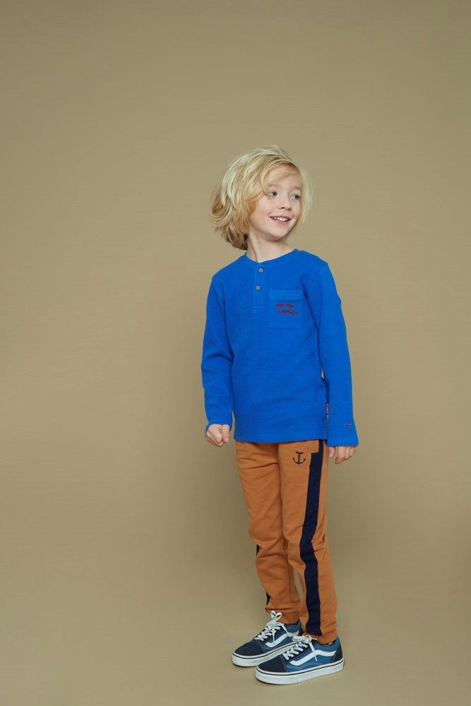 Longsleeve Aqua - Waves and Whales