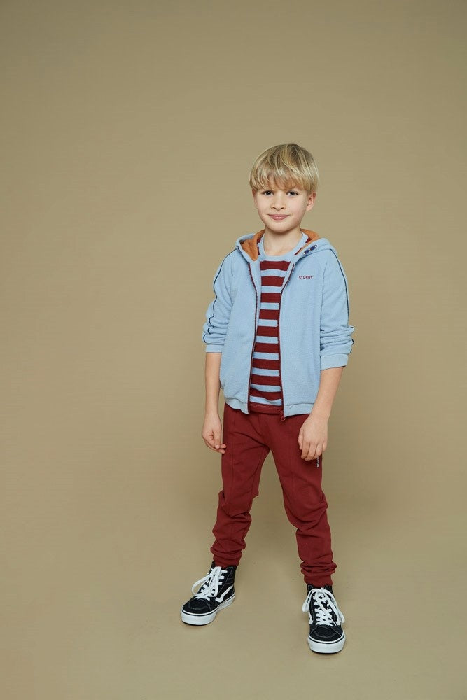 Vest fleece met capuchon Blauw - Waves and Whales