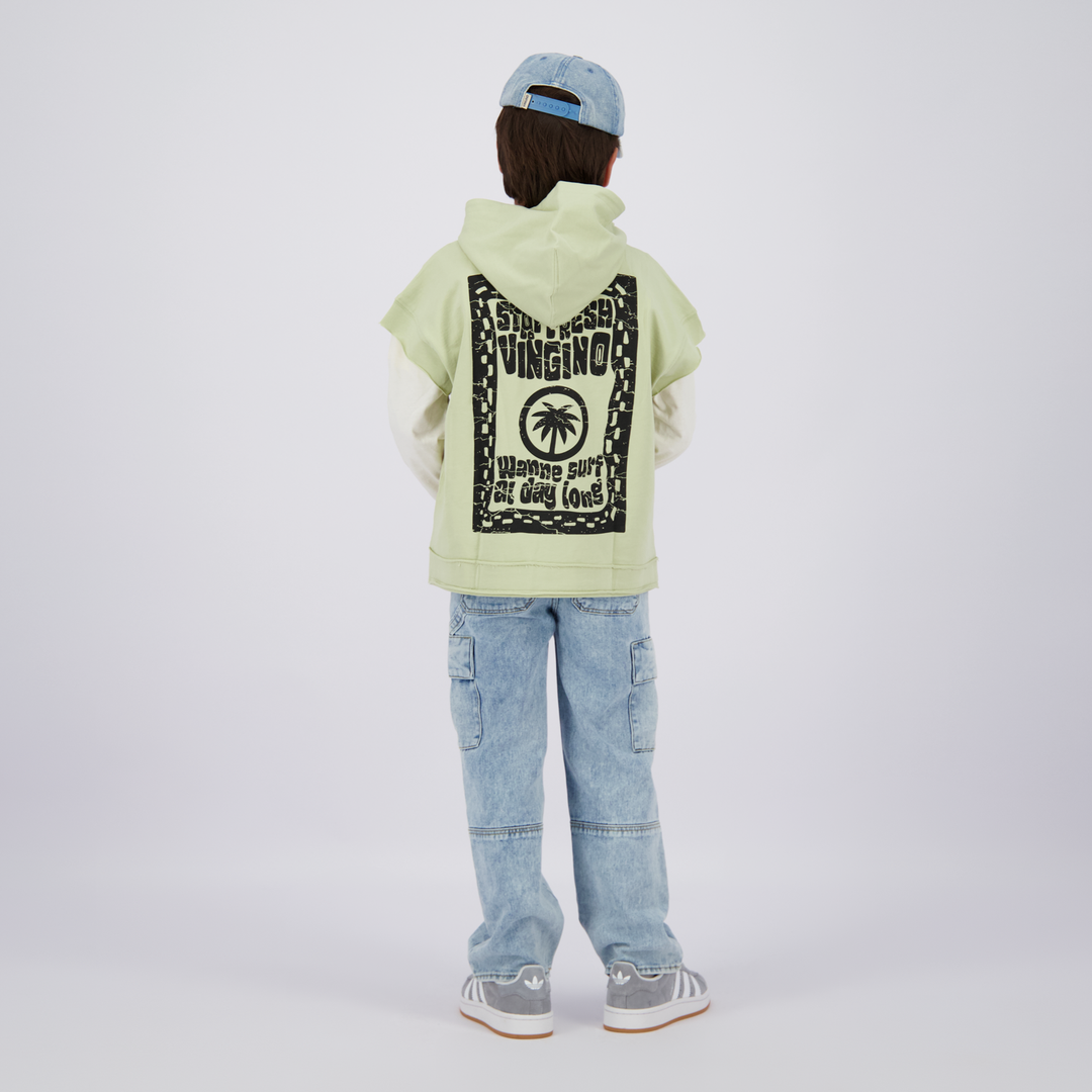 Spijkerbroek Gino cargo Light Indigo Jegging