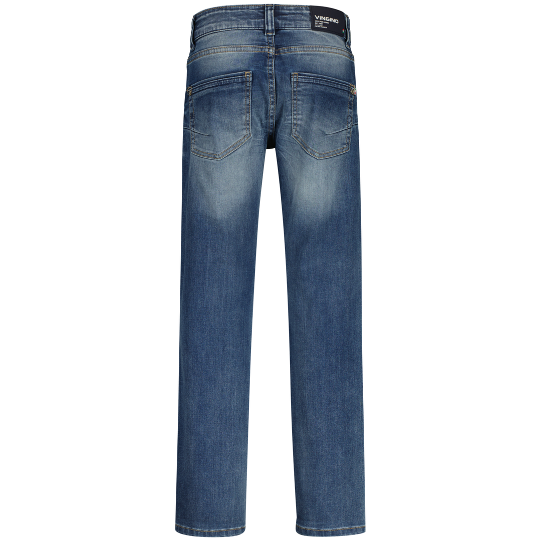 Spijkerbroek Baggio Mid Blue Wash Regular