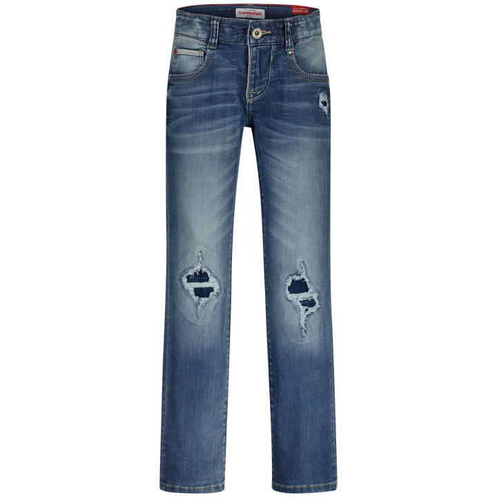 Spijkerbroek Baggio Mid Blue Wash Regular