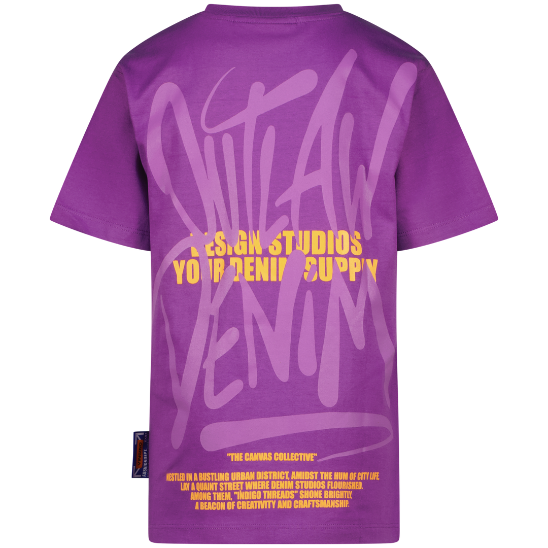 T - shirt Humach True purple Relaxed