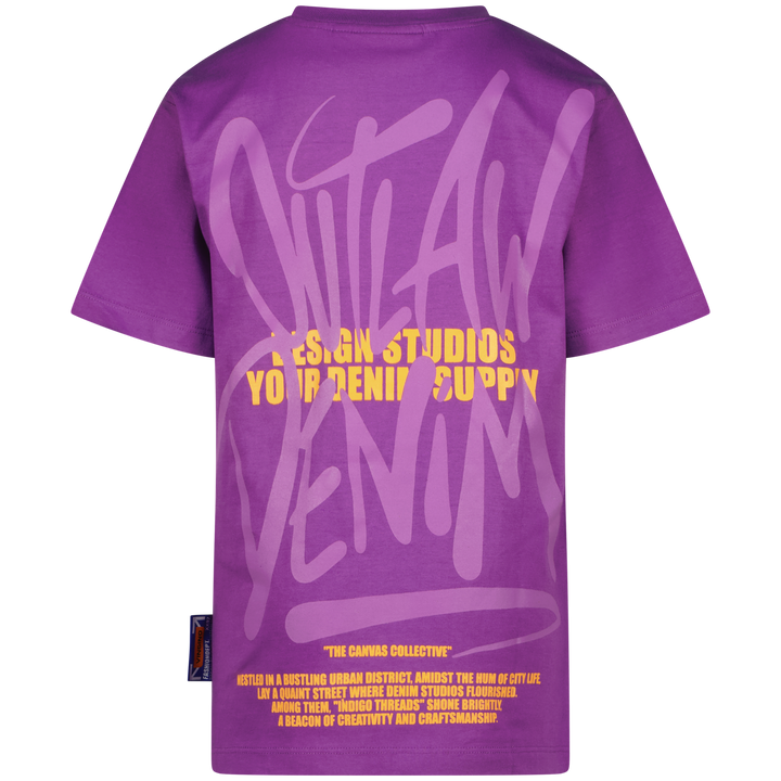 T - shirt Humach True purple Relaxed