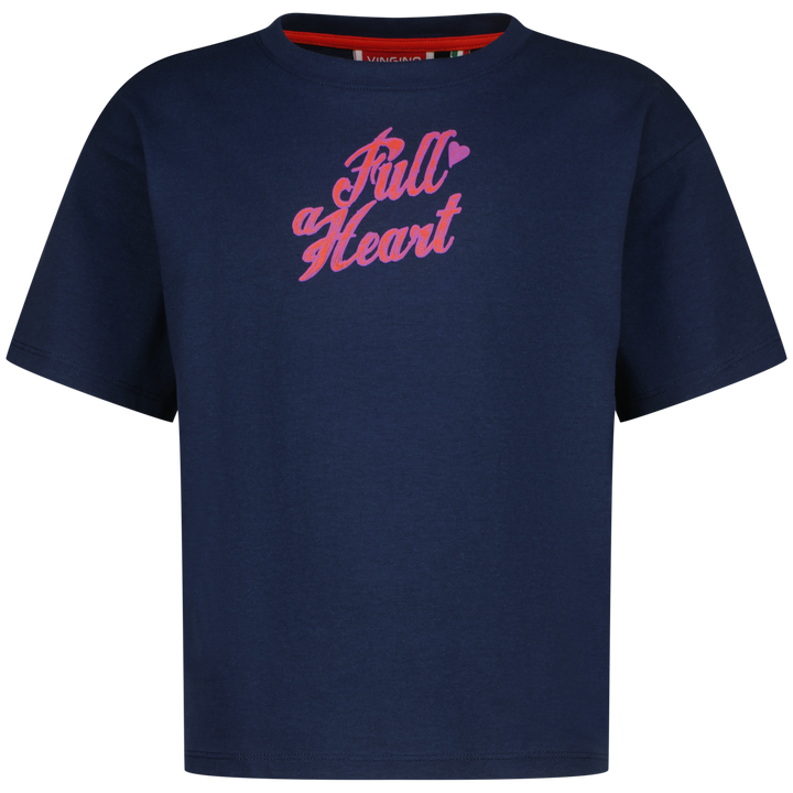 T - shirt Hanou Dark Blue Oversized