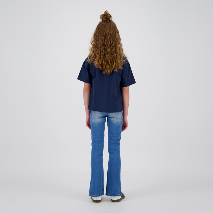 T - shirt Hanou Dark Blue Oversized